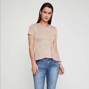 BCBGMAXAZRIA Peplum Top
